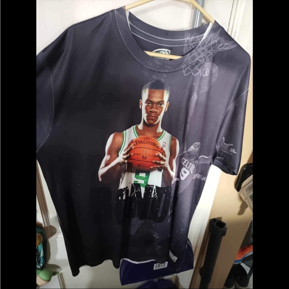 Three60 Boston Celtics Rajon Rondo Graphic T-Shirt XL”‎